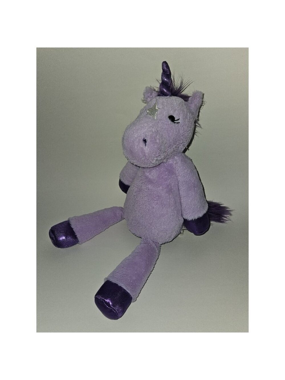 Scentsy Buddy Vega Purple Unicorn Plush Toy Stuffed Animal NO Scent Pak